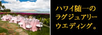 ハワイ随一のラグジュアリーウエディング。